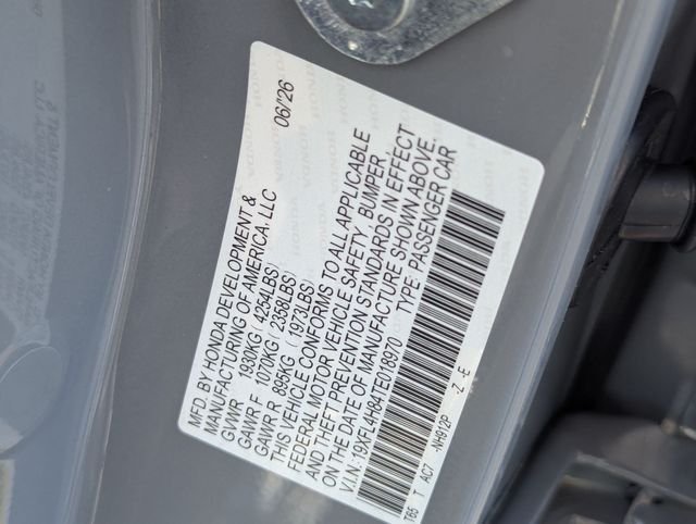 New 2026 Urban Gray Pearl Honda Sport image 23