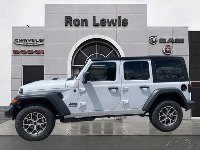 New 2026 Bright White Clear-Coat Exterior Paint Jeep Sport S image 1