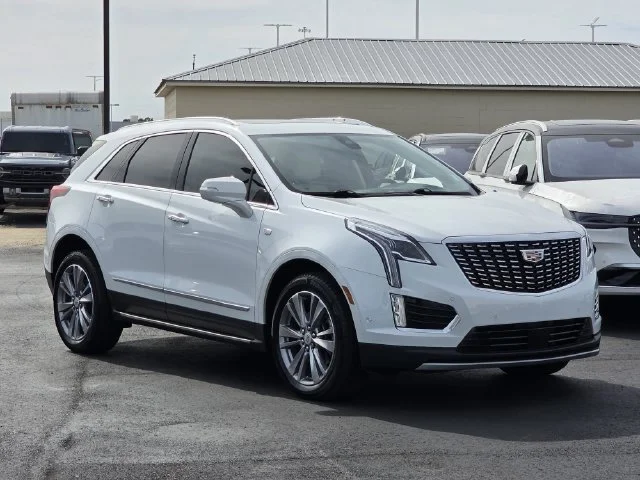 Used 2024 Crystal White Tri-Coat Cadillac Premium Luxury image 1
