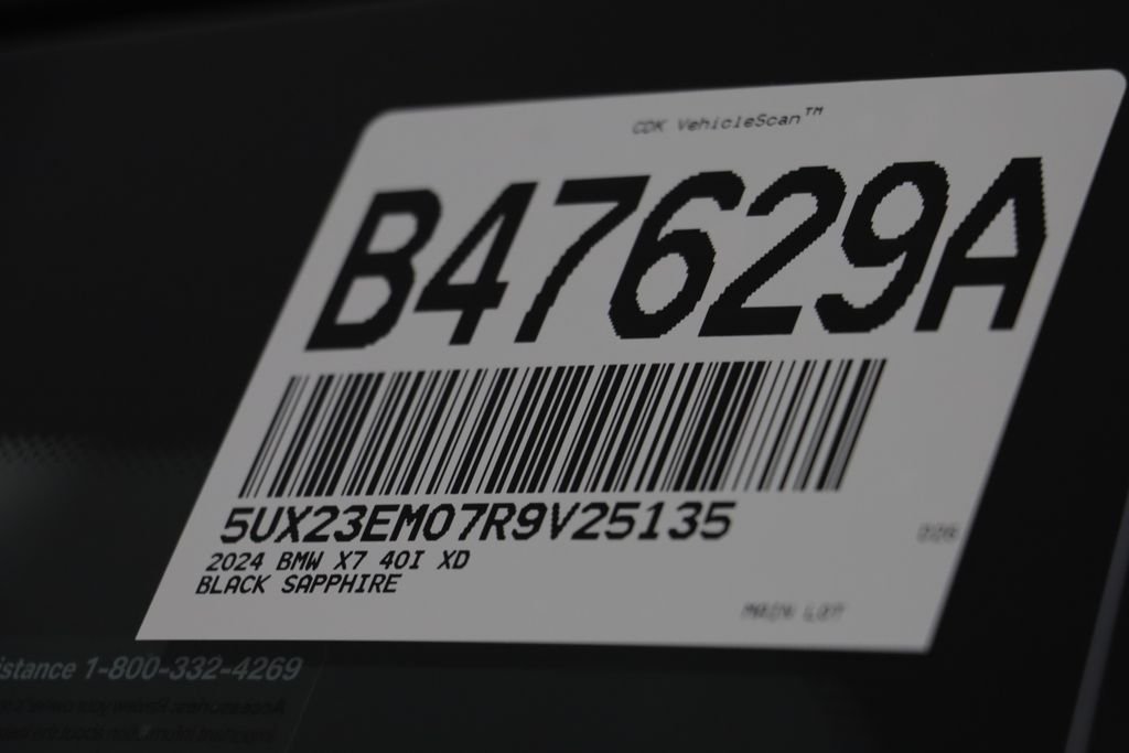 Certified Used 2024 Black Sapphire Metallic BMW xDrive40i image 24