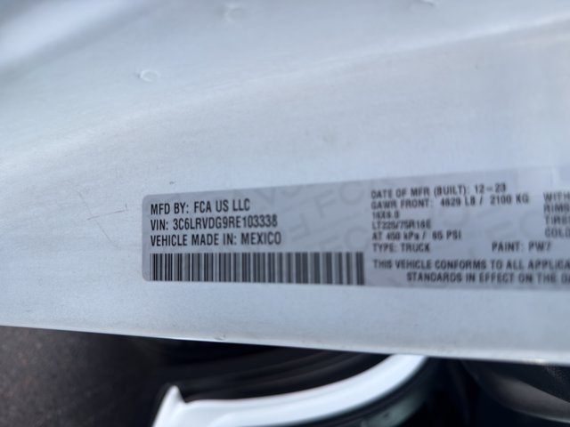 Used 2024 Bright White Clearcoat Ram Tradesman image 21