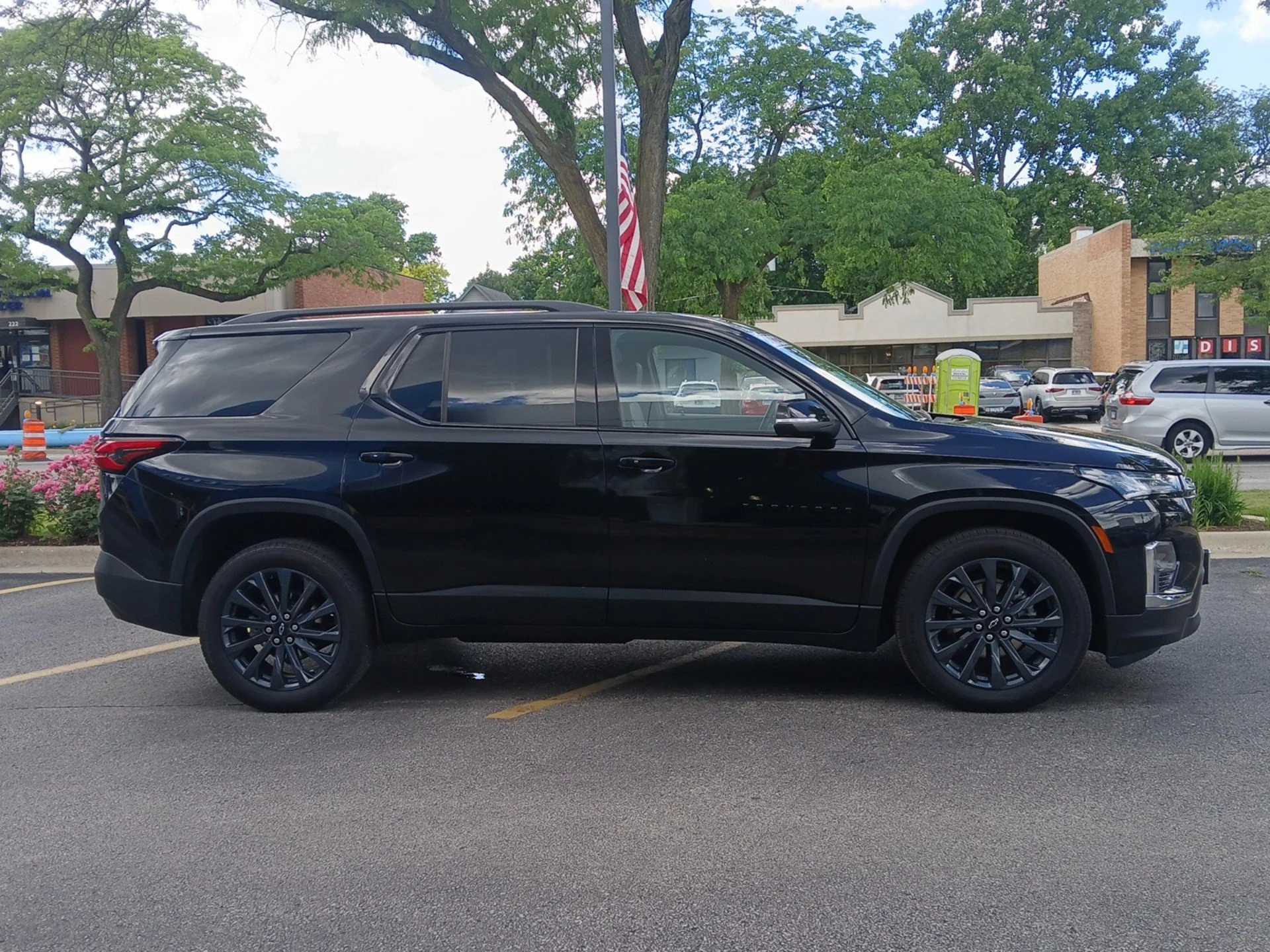Used 2023 Mosaic Black Metallic Chevrolet RS image 3