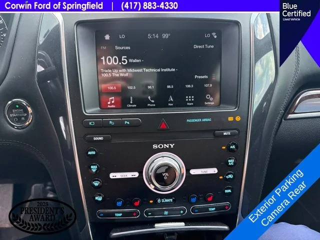 Certified Used 2019 Agate Black Metallic Ford Platinum image 17