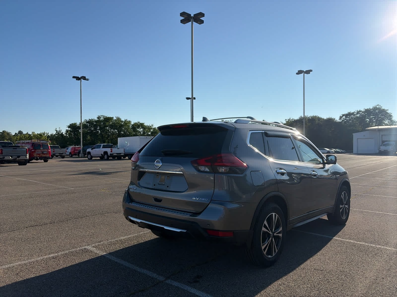 Used 2019 Gun Metallic Nissan SV image 2