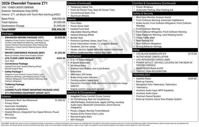 New 2026 Sandstone Gray Chevrolet Z71 image 33