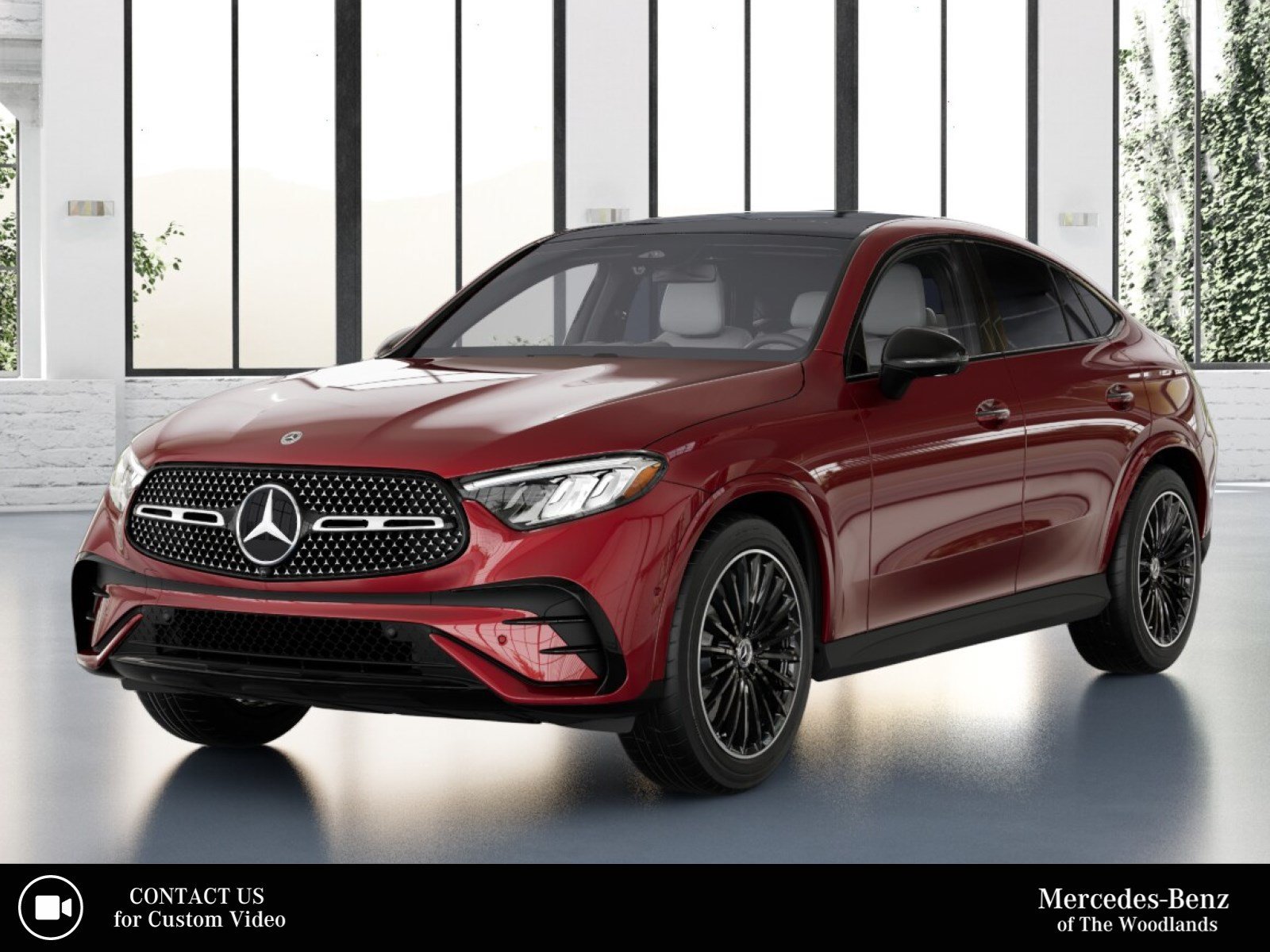 New 2027 MANUFAKTUR Patagonia Red Metallic Mercedes-Benz GLC 300 Coupe image 1