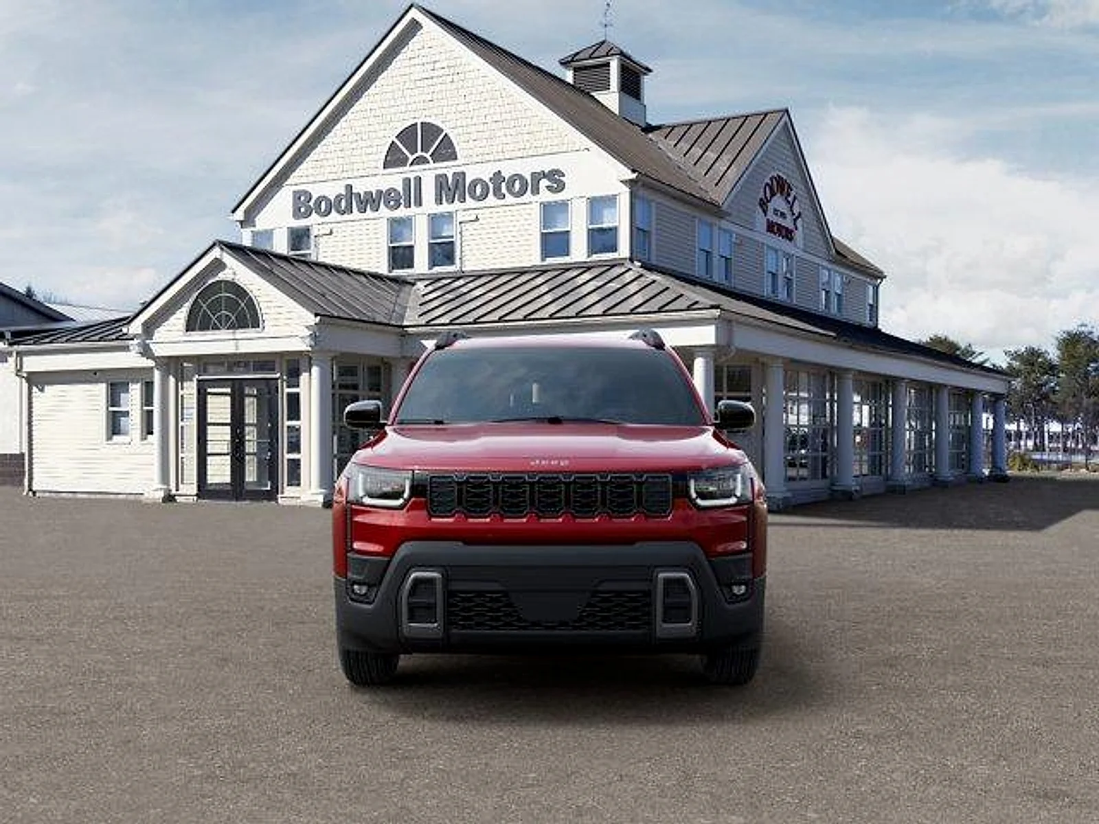 New 2026 Red Hot Pearl-Coat Exterior Paint Jeep Laredo 4x4 image 6