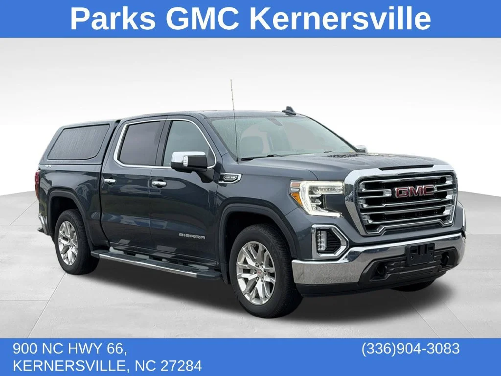 Used 2021 DARK SKY METALLIC GMC SLT image 1