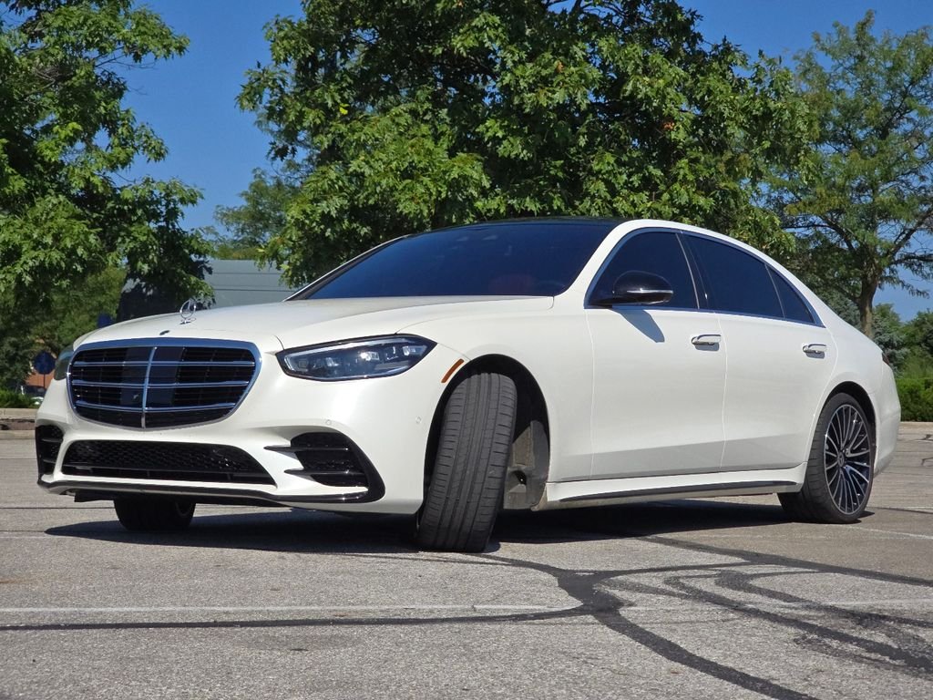 Certified Used 2022 MANUFAKTUR Diamond White Mercedes-Benz S 580 image 12