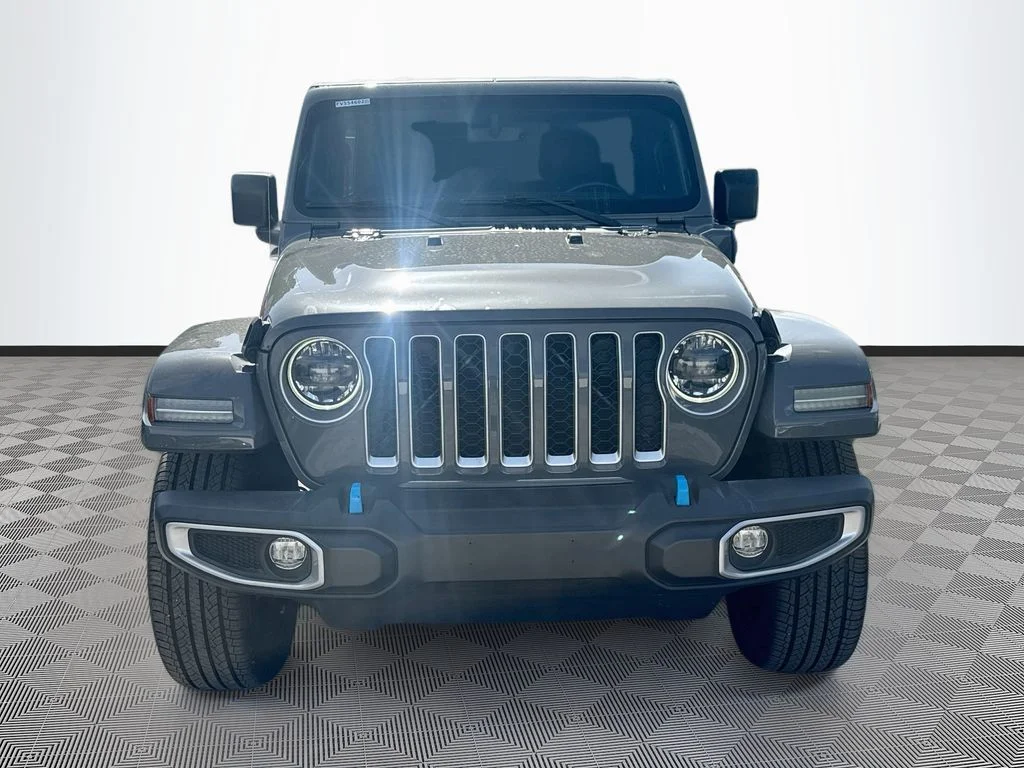 Used 2023 Gray Jeep Sahara 4xe image 2