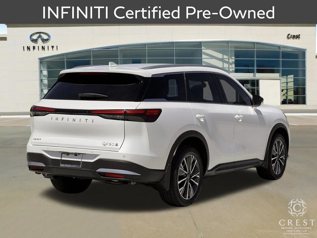 Certified Used 2027 Radiant White INFINITI LUXE image 3
