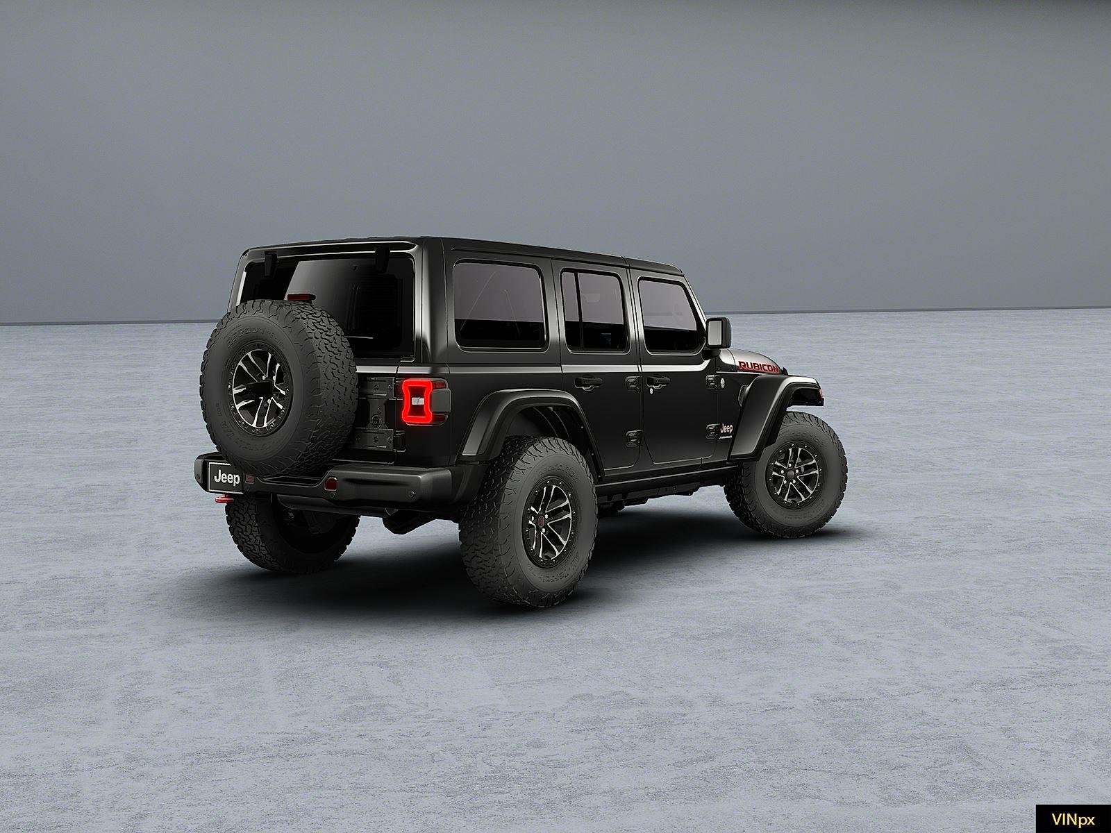 New 2026 Black Clear-Coat Exterior Paint Jeep Rubicon X image 7