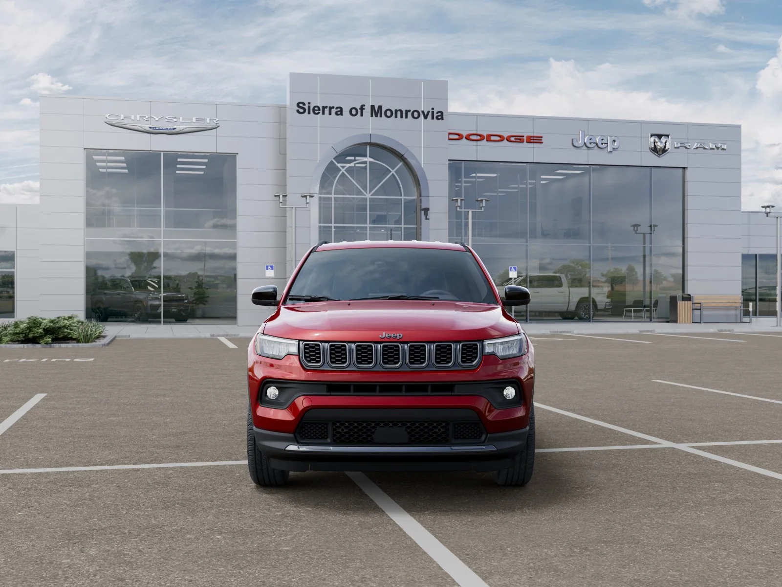 New 2026 Red Hot Pearl-Coat Exterior Paint Jeep Latitude image 32