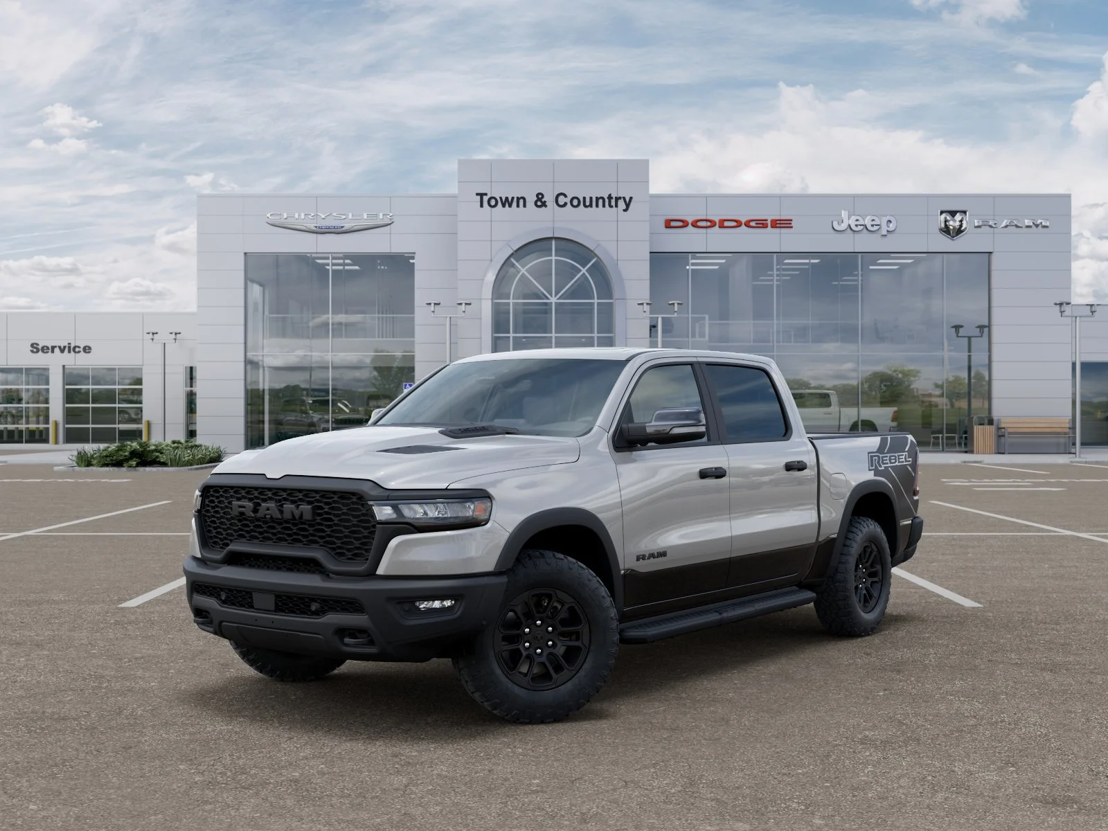 New 2026 Silver Zynith Exterior Paint RAM Rebel image 27
