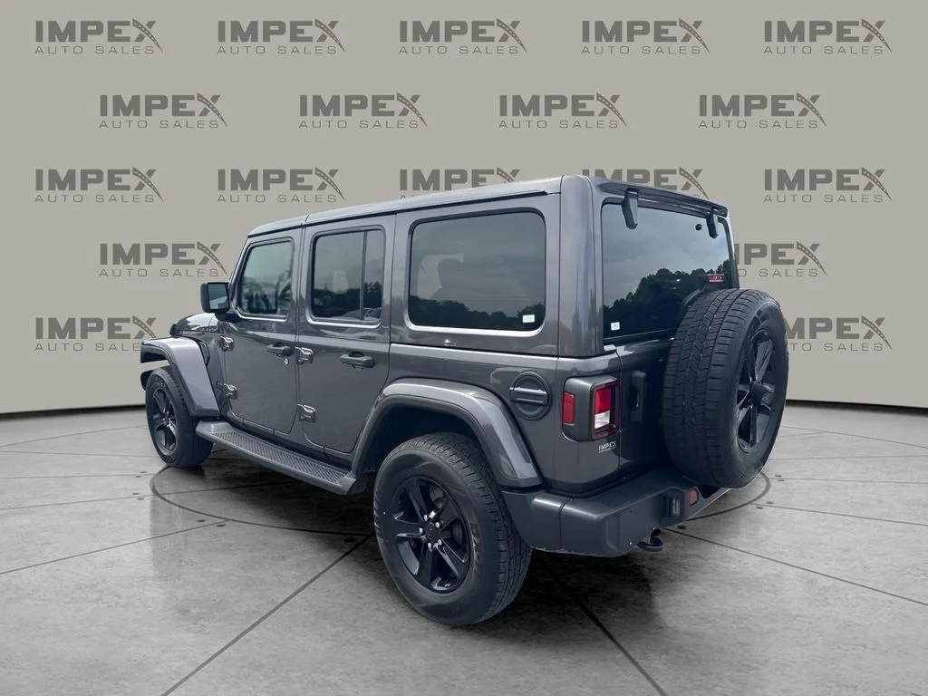 Used 2020 Gray Jeep Unlimited Sahara Altitude image 2