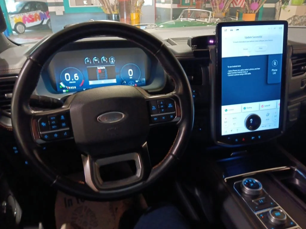 Used 2024 Black Metallic Ford Platinum image 5