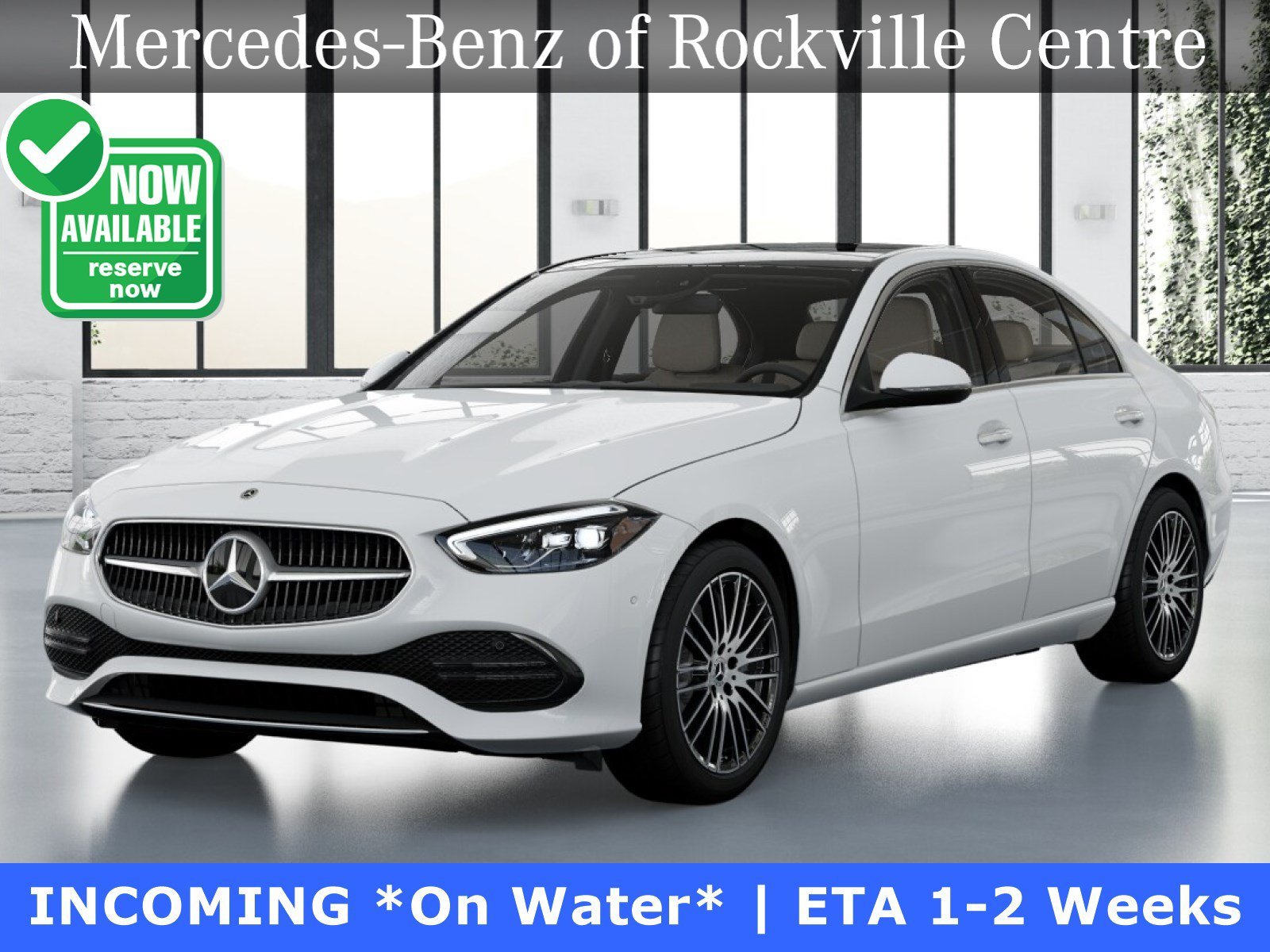 New 2027 Polar White Mercedes-Benz C 300 image 1