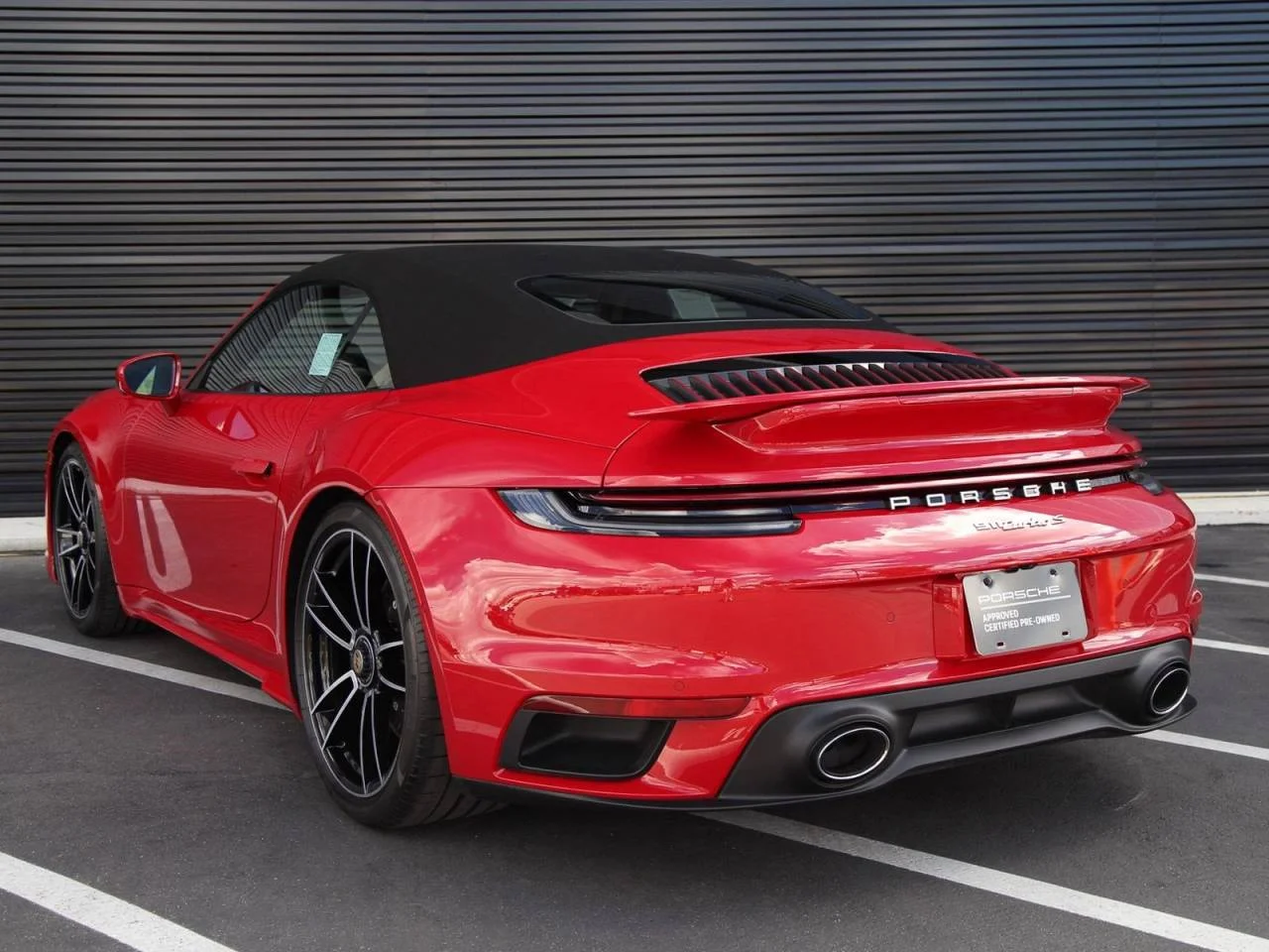 Certified Used 2023 Red Porsche Turbo S image 3