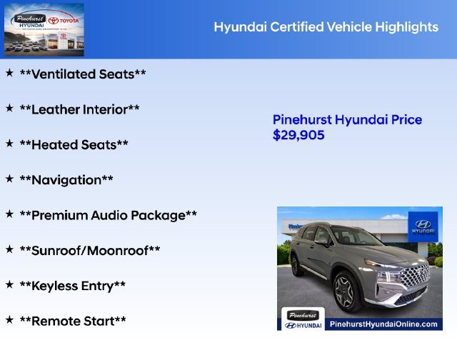 Certified Used 2023 Gray Hyundai Limited image 36