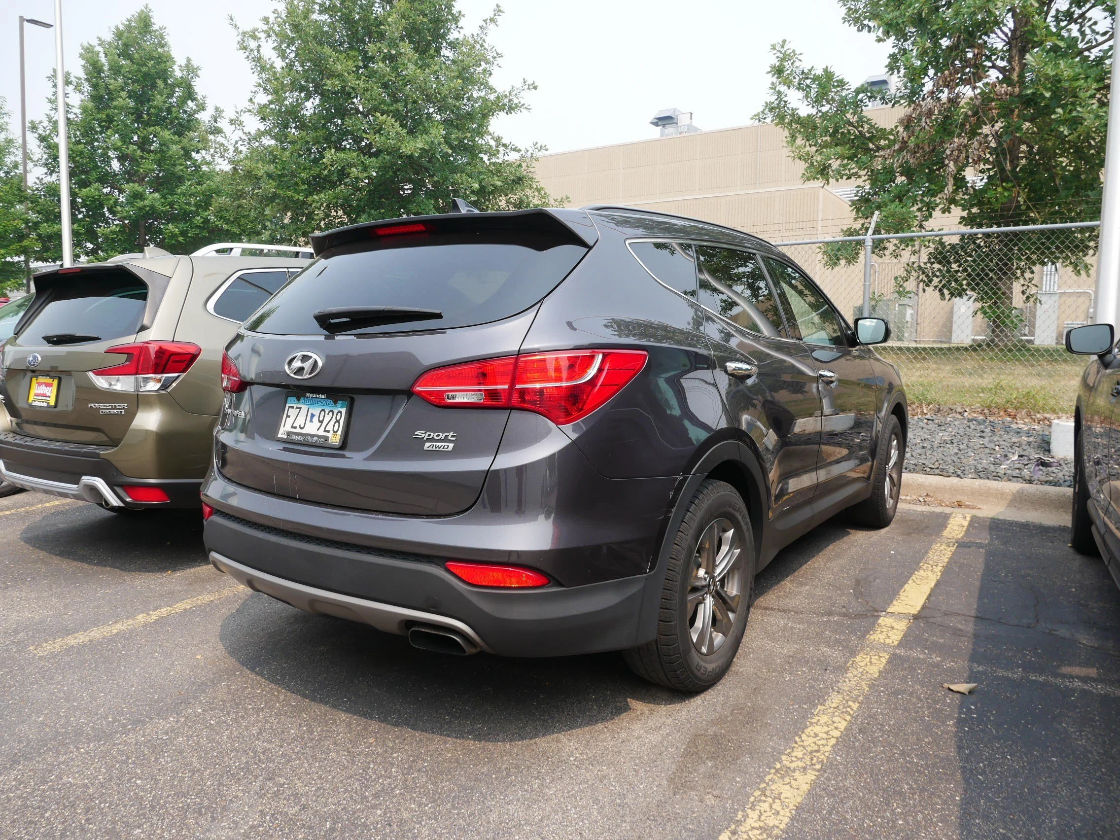 Used 2015 Platinum Graphite Hyundai AWD 2.4 image 5