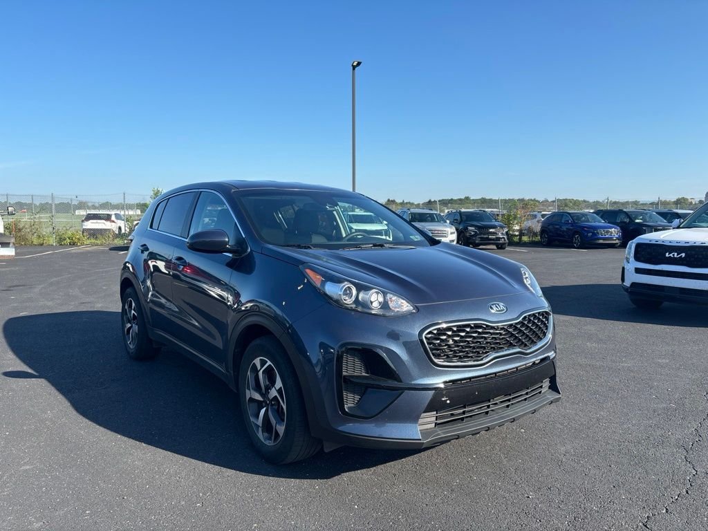 Used 2020 Blue Kia LX image 1