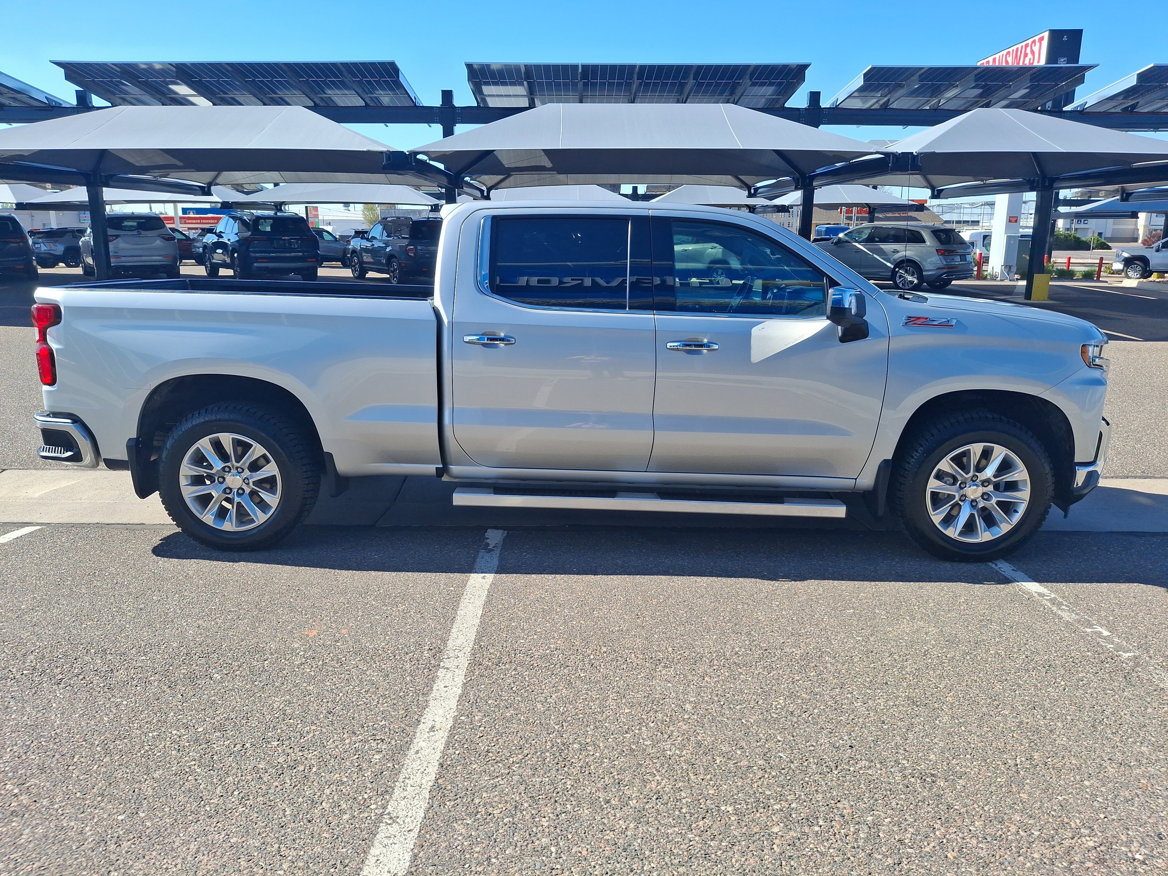 Used 2020 SILVER ICE METALLIC Chevrolet LTZ image 6