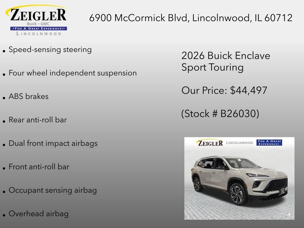 New 2026 Stone Metallic Buick Sport Touring image 24