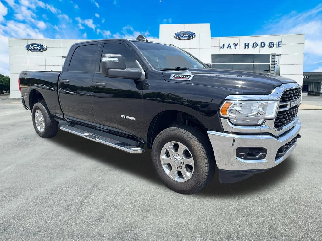 Certified Used 2024 Diamond Black Ram Big Horn image 1