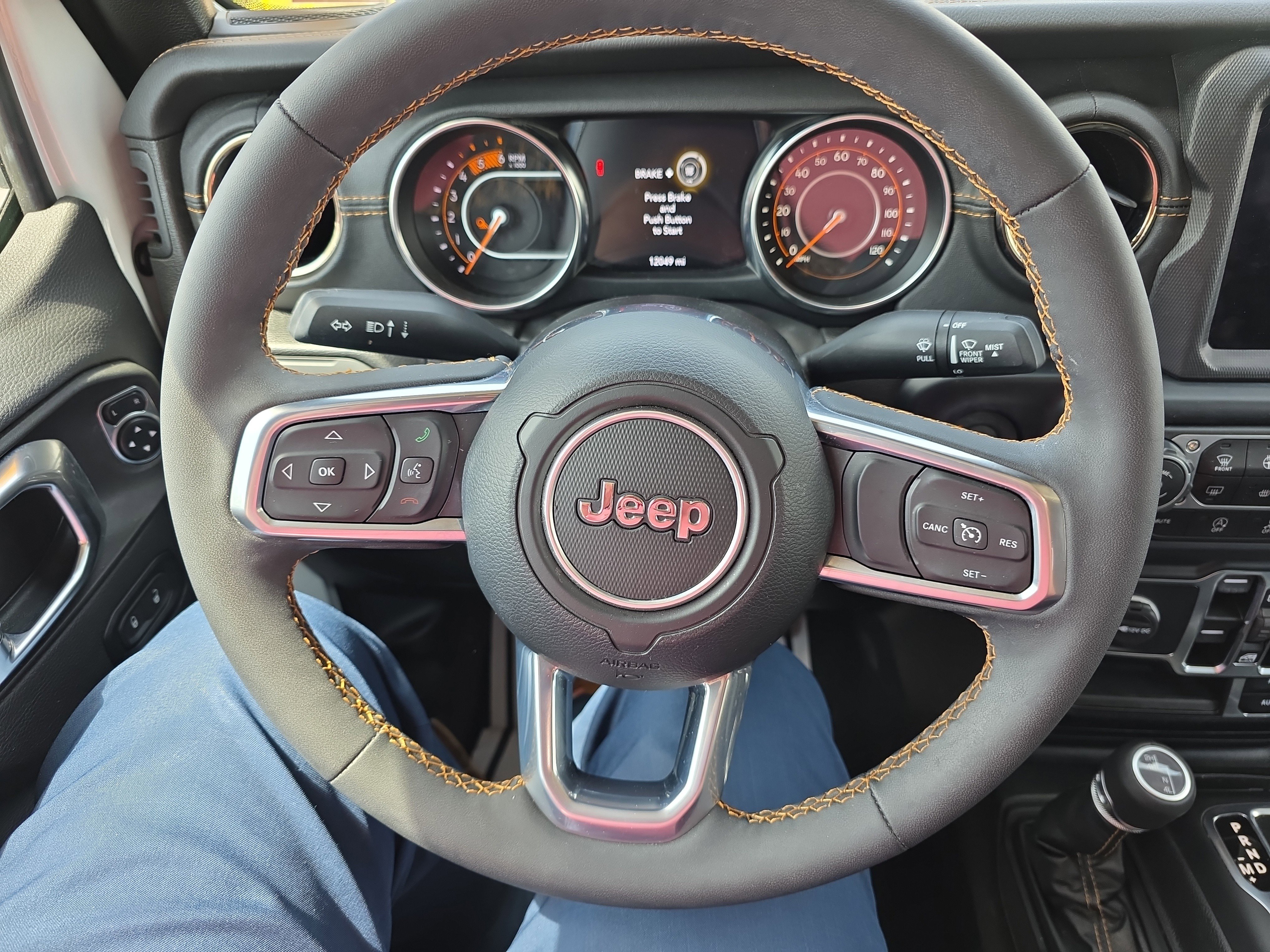 Used 2023 Bright White Clearcoat Jeep High Altitude image 13