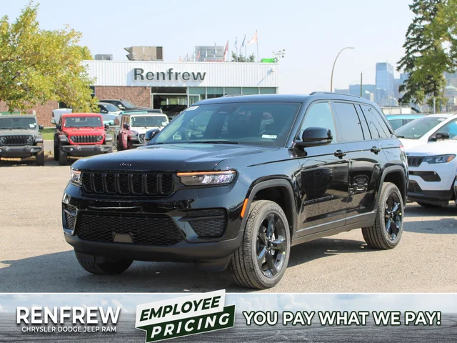 2025 Jeep Grand Cherokee Altitude* 4x4, Sunroof, Trailer Tow Pkg, Heated Leather