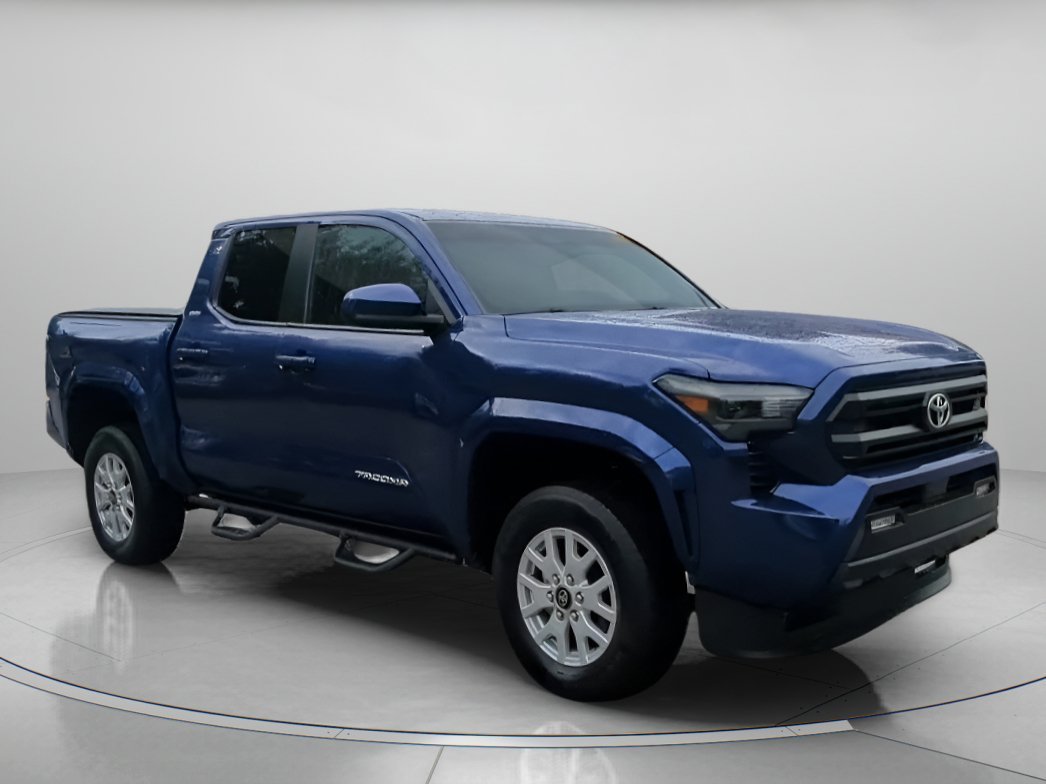 Used 2025 Blue Crush Metallic Toyota SR5 Crew Cab Pickup image 34