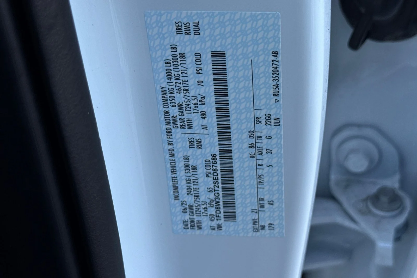 New 2025 White Ford XL image 24