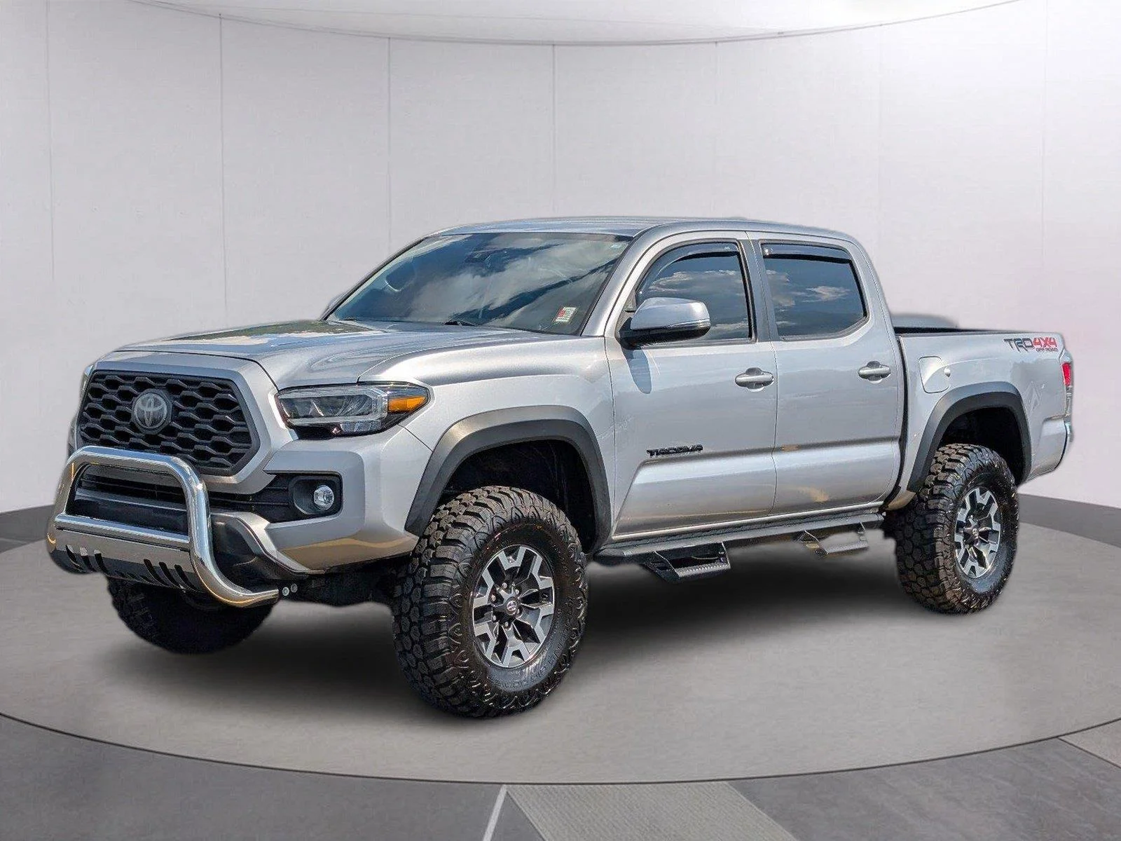 Used 2021 Silver Sky Metallic Toyota TRD Off-Road image 1