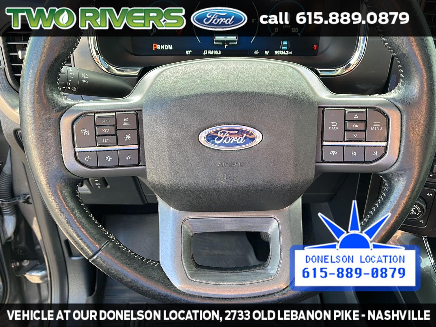 Used 2021 Carbonized Gray Metallic Ford LARIAT image 33