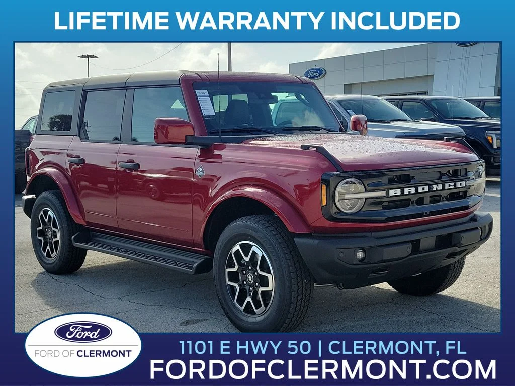 New 2026 Ruby Red Metallic Tinted Clearcoat Ford Outer Banks® image 1