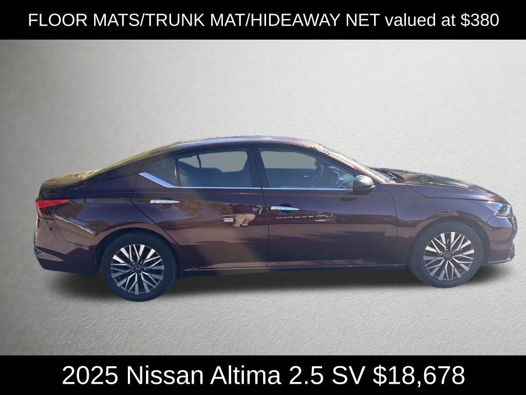 Used 2025 Nissan Altima SV with VIN 1N4BL4DV9SN390475 for sale in Elizabethtown, KY