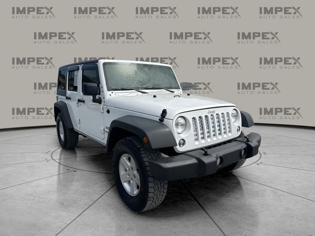 Used 2017 White Jeep Unlimited Sport image 6