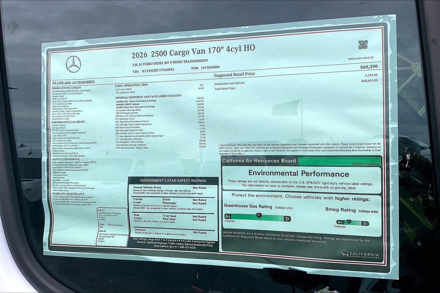 New 2026 Arctic White Mercedes-Benz Cargo 170 WB image 22