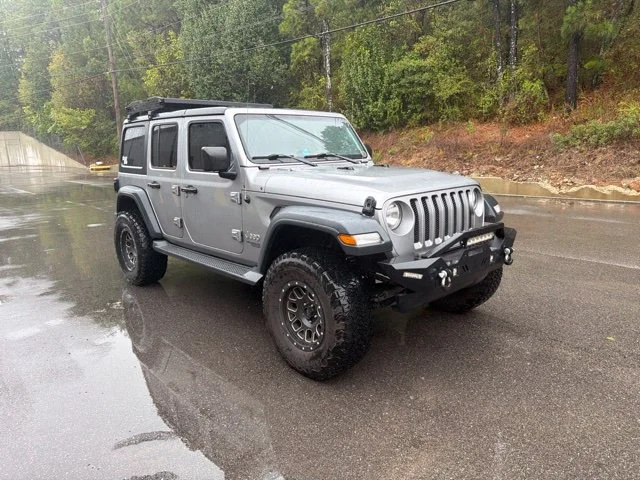 Used 2019 Billet Silver Metallic Clearcoat Jeep Unlimited Sport S image 1