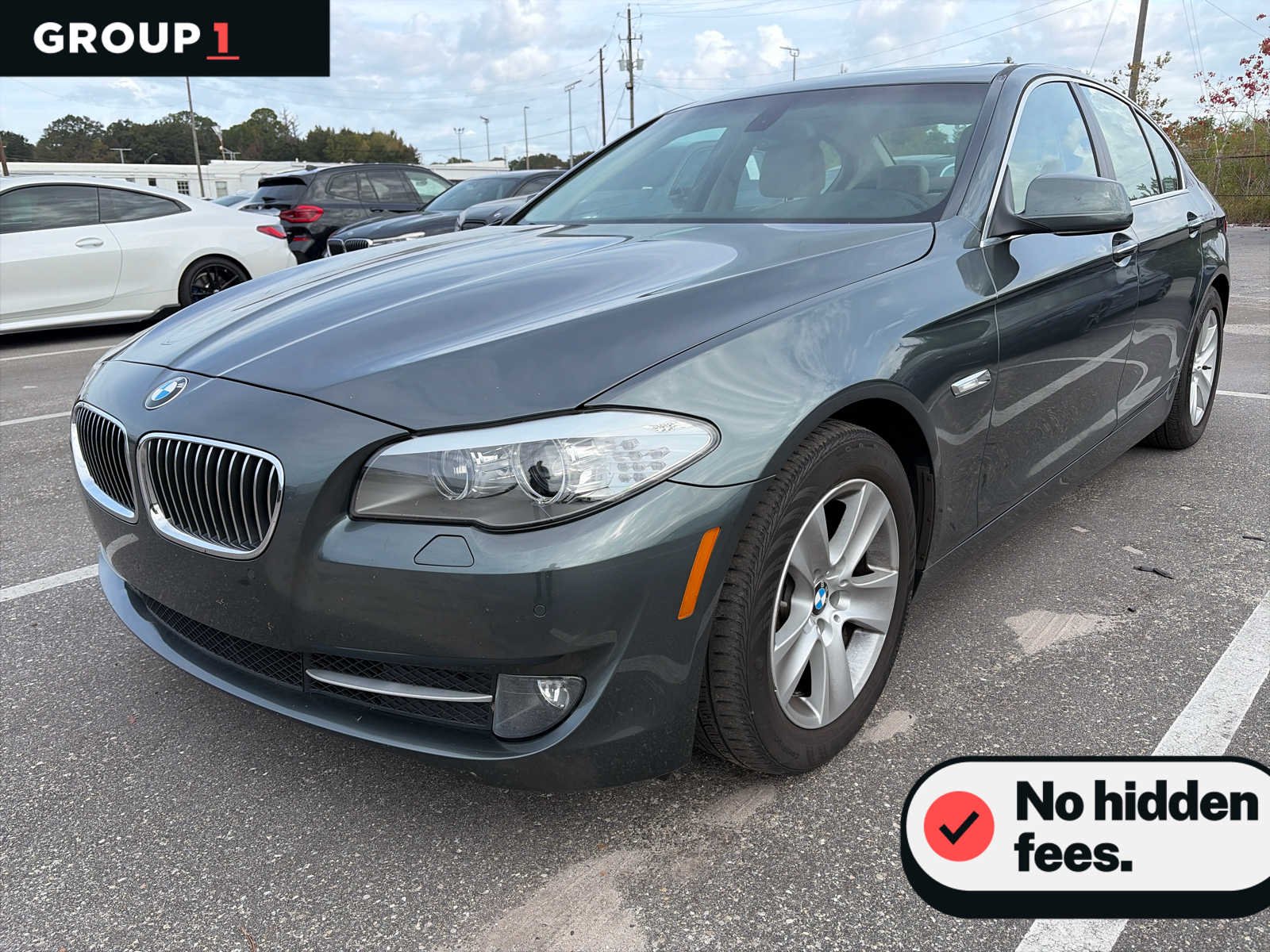 Used 2012 GRAY BMW 528i image 1
