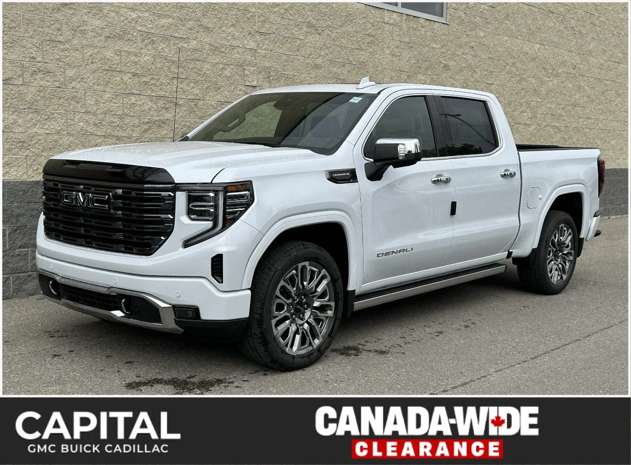 New 2026 Glacier White Tricoat GMC Denali Ultimate image 1