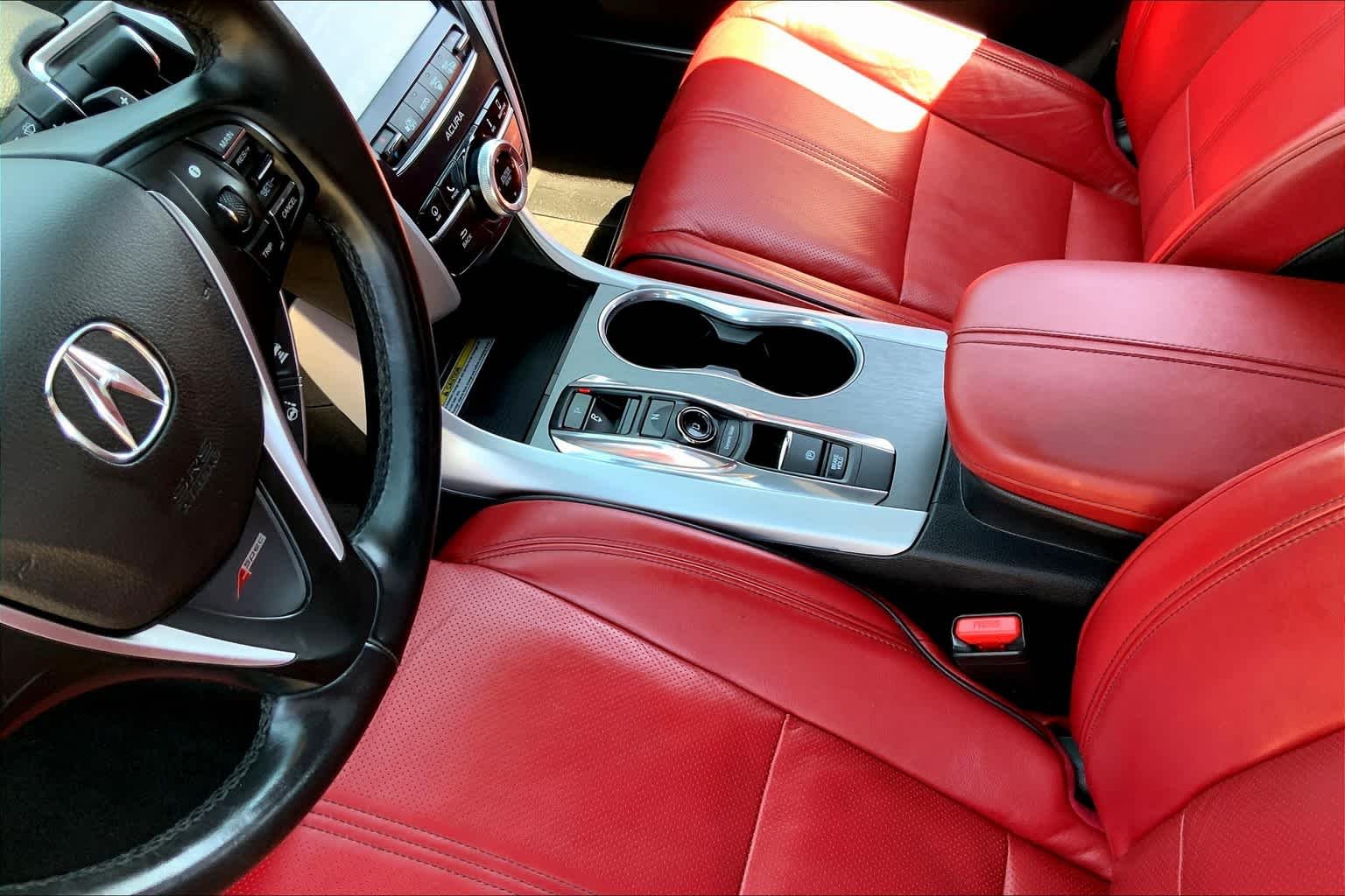 Used 2019 San Marino Red Acura w/A-Spec Pkg Red Leather image 16
