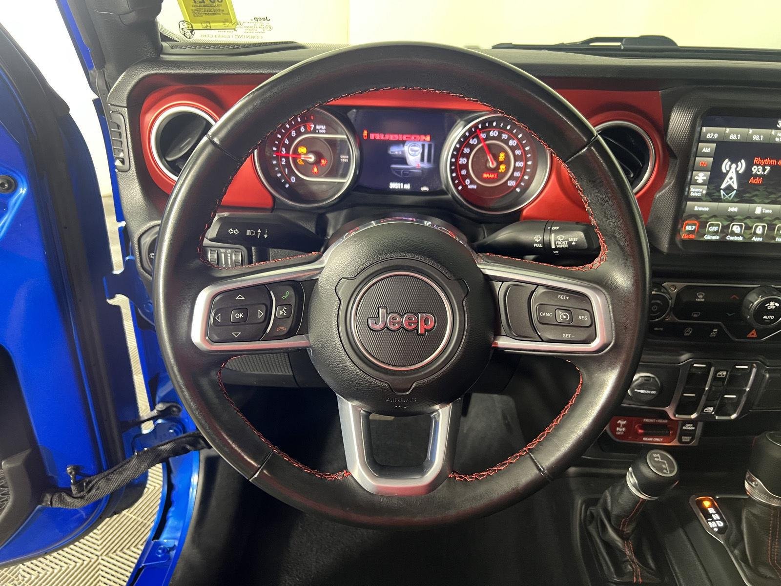 Used 2022 Hydro Blue Pearlcoat Jeep Rubicon image 11