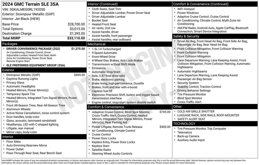 Certified Used 2024 Blue GMC SLE image 10