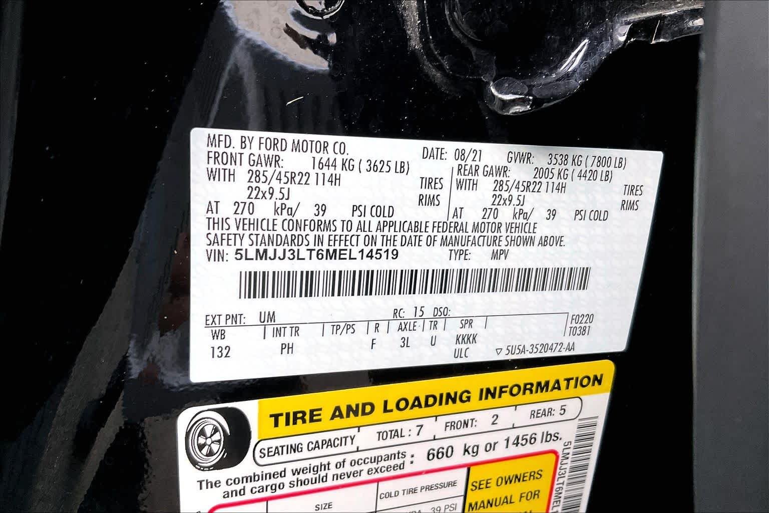 Used 2021 Infinite Black Lincoln Reserve image 33