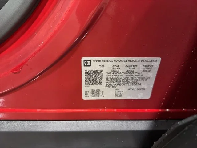 Used 2026 Radiant Red Tintcoat Chevrolet LT image 13