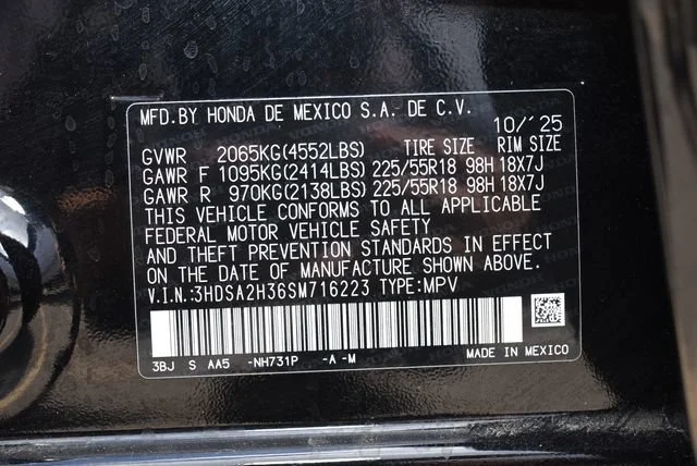 Certified Used 2025 Crystal Black Pearl Acura AWD image 46