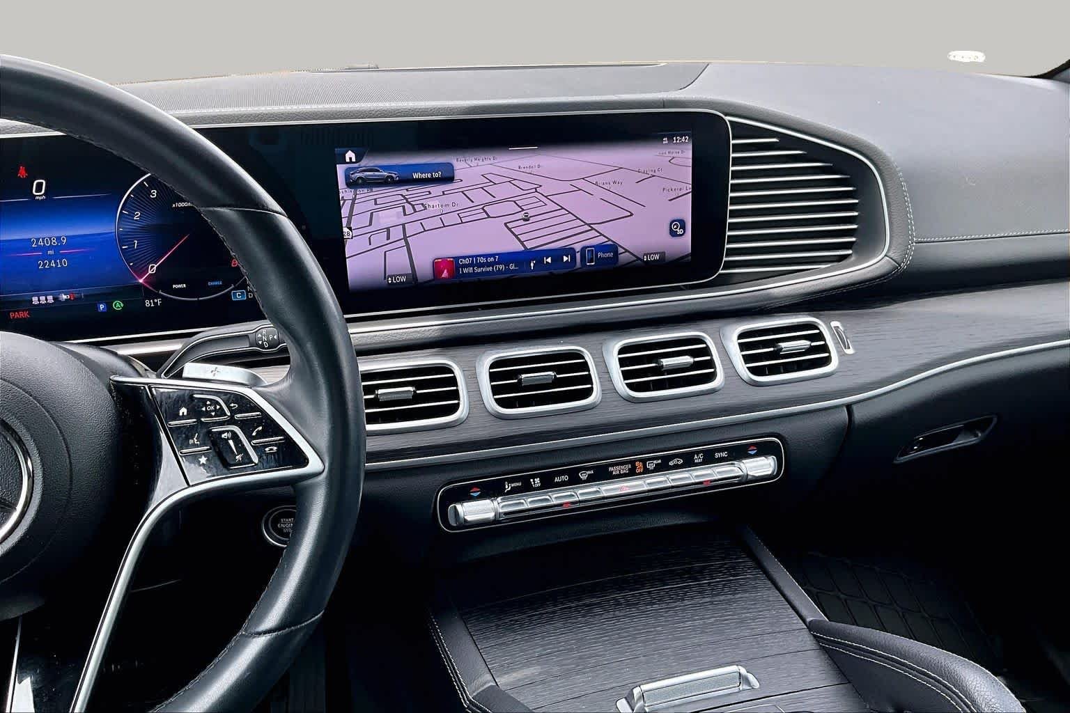 Used 2025 Obsidian Black Metallic Mercedes-Benz GLE 450 image 7