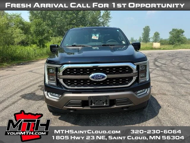 Used 2021 Blue Ford King Ranch image 3
