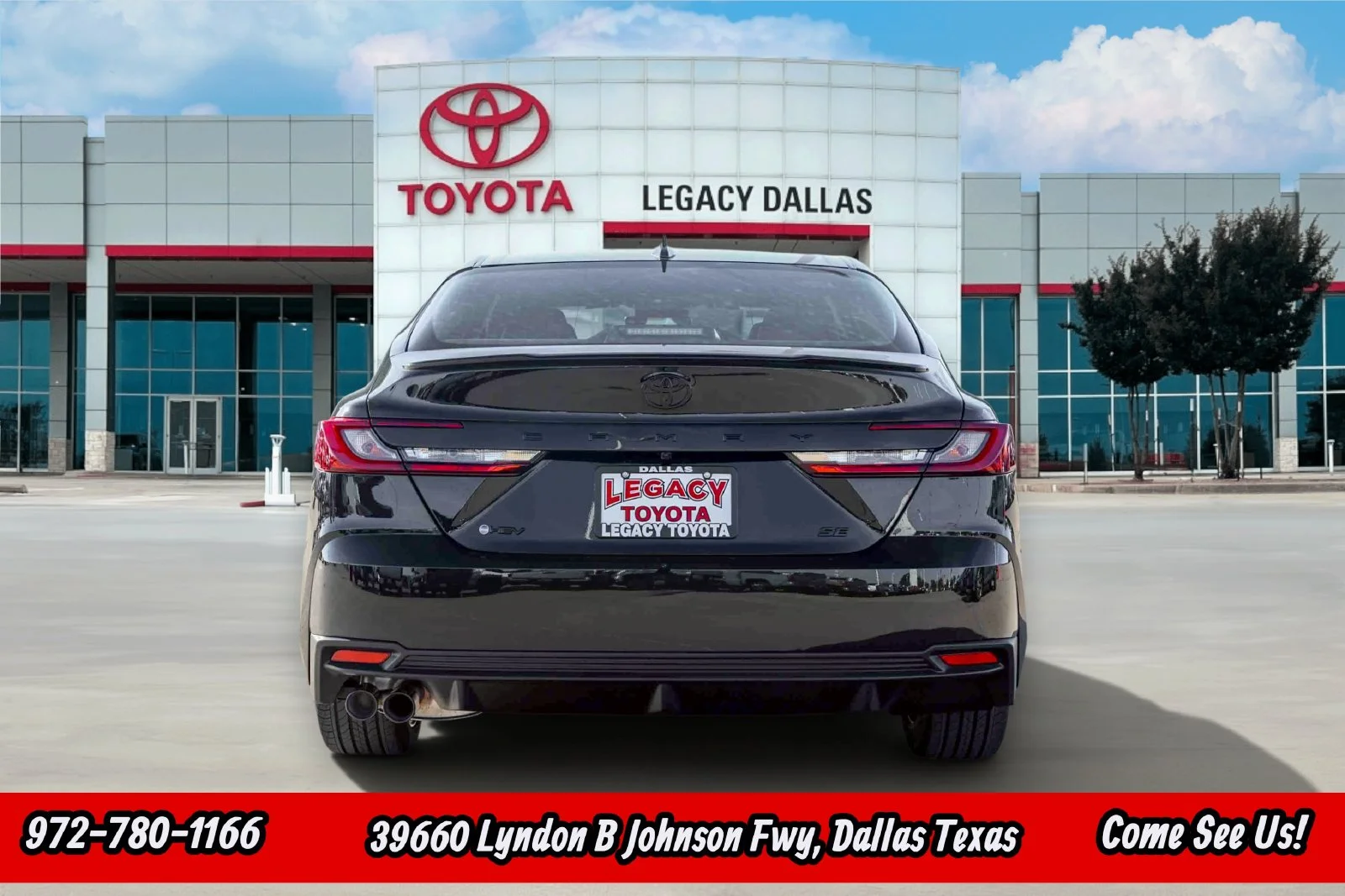 New 2026 Midnight Black Metallic Toyota SE image 9